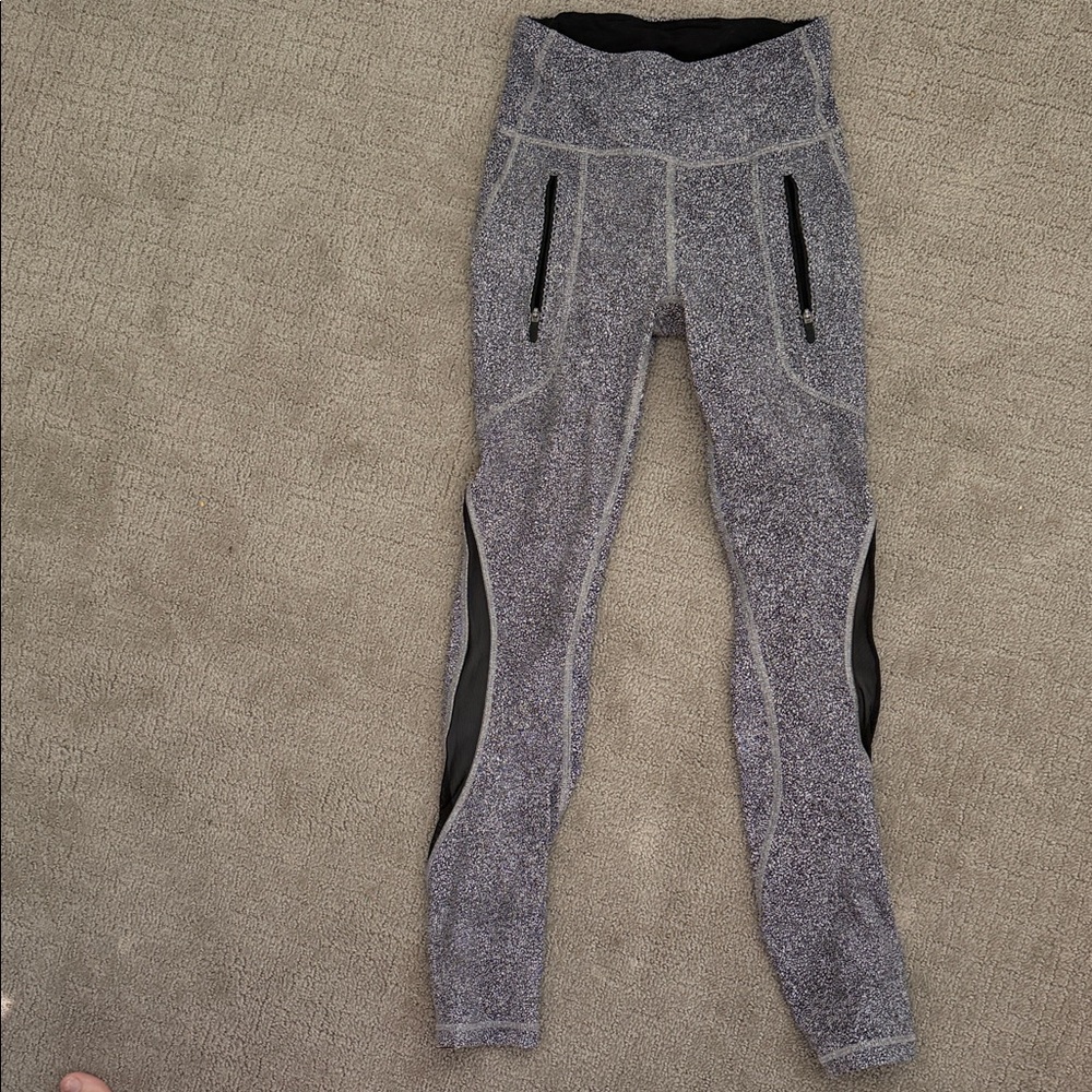 lululemon athletica Gray and Black Women's Pants